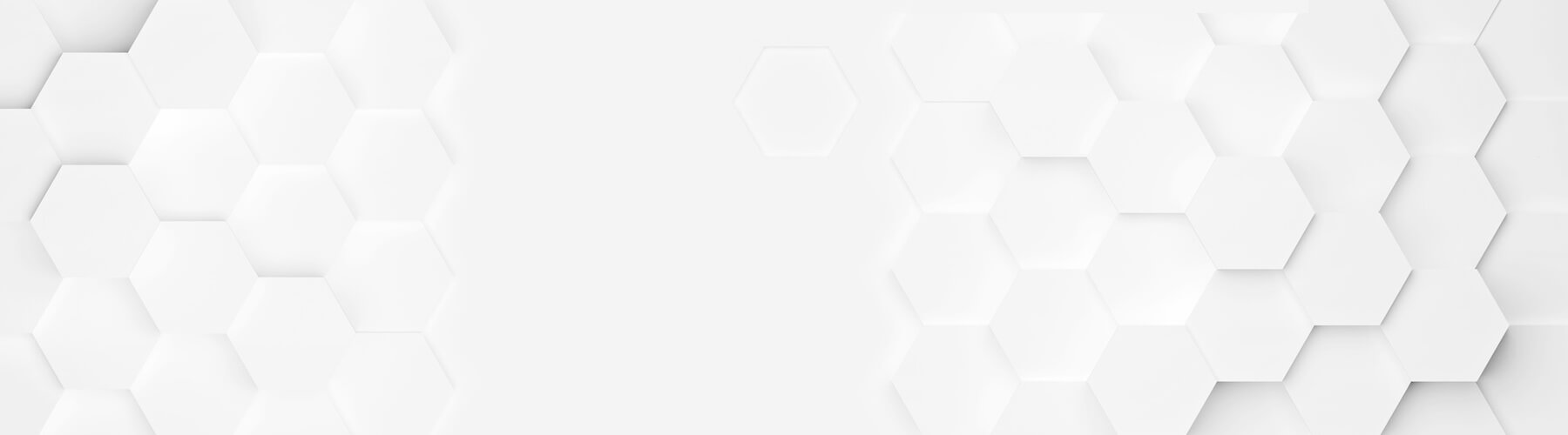 Ein weißer Hintergrund mit Wabenmuster an den Rändern