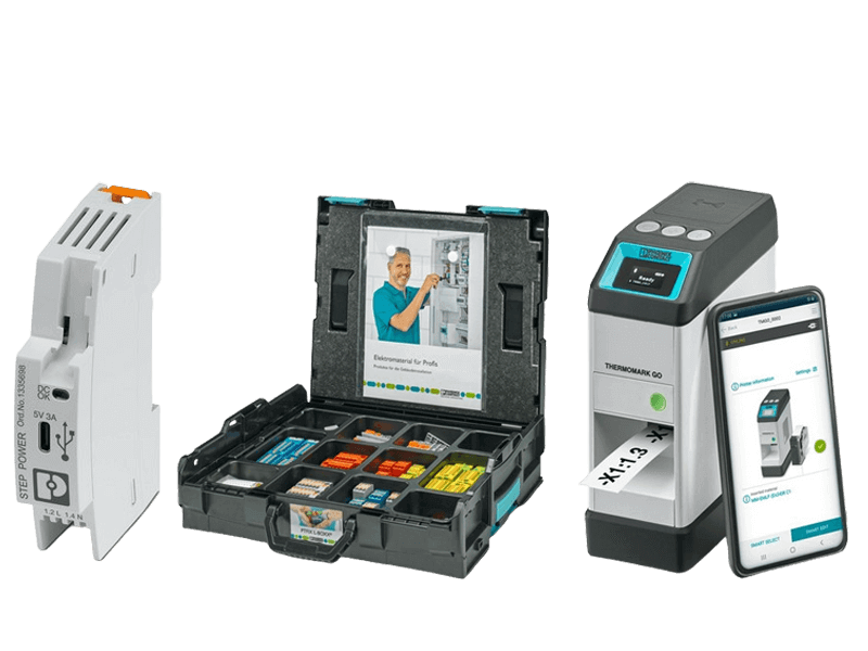 Verschiedene Produkte von Phoenix Contact