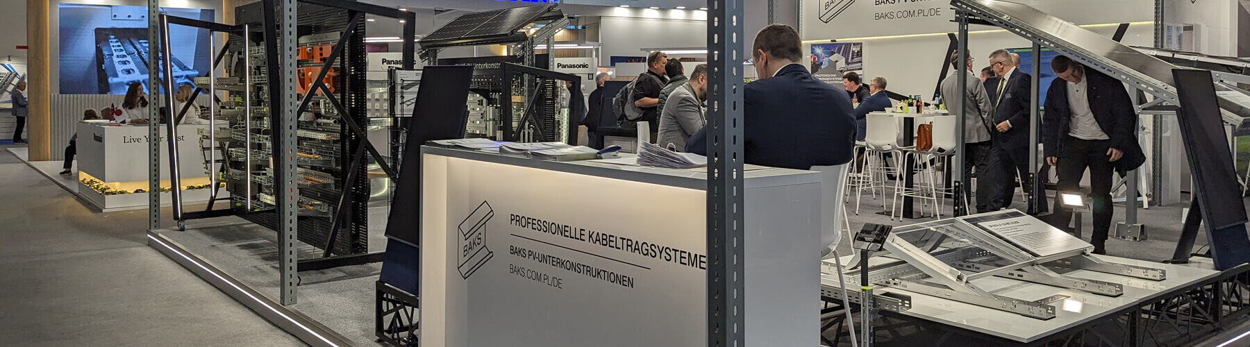 Messestand von BAKS auf der Light and Building 2024