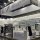 Der Messestand von BAKS auf der Intersolar, auf dem Muster von Kabeltragsystemen und PV-Unterkonstruktionen ausgestellt sind