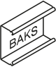 BAKS Logo schwarz Logo der Firma BAKS